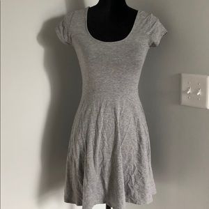 Gray Skater Dress